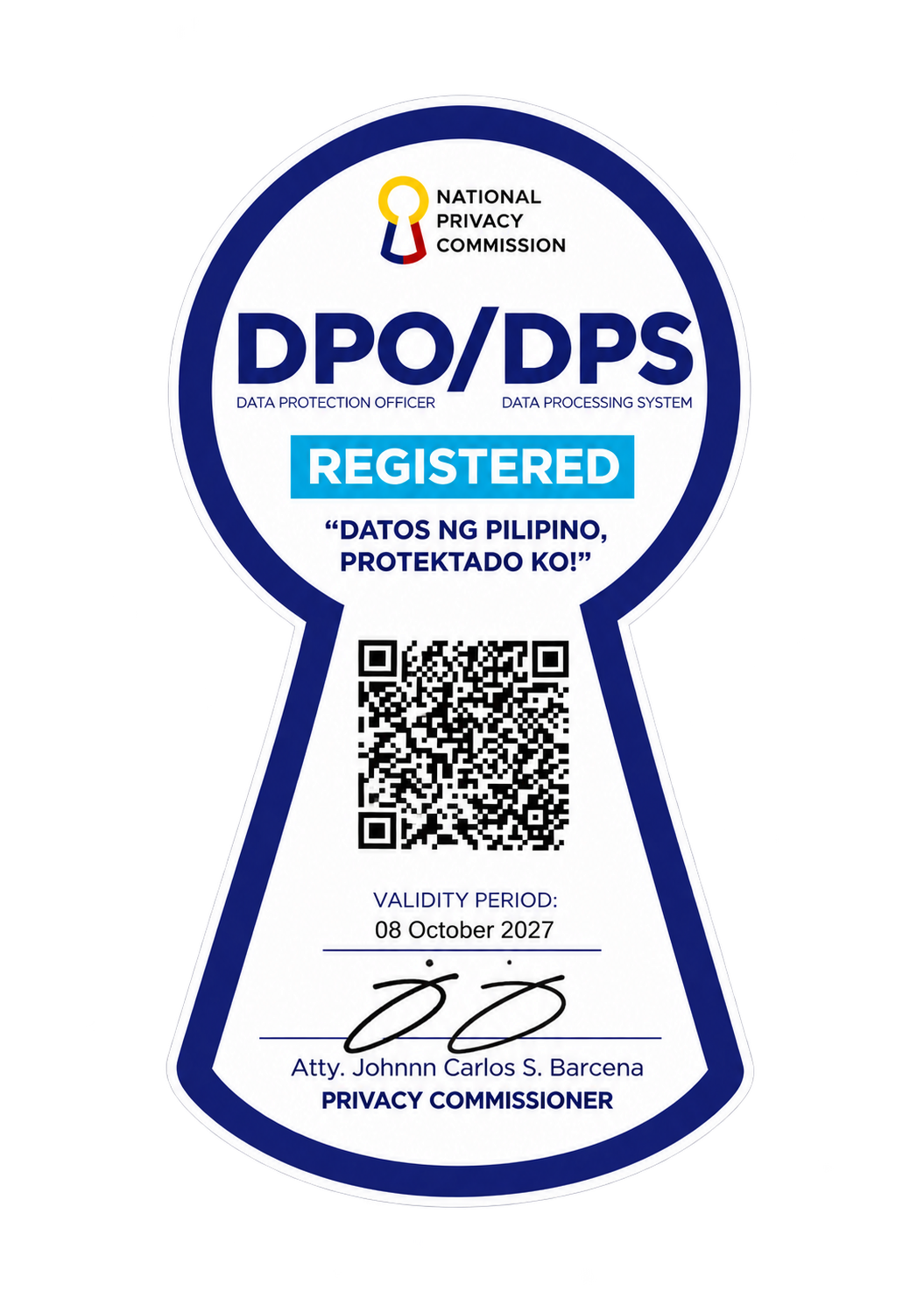 NPC DPO/DPS Registered Seal 2027